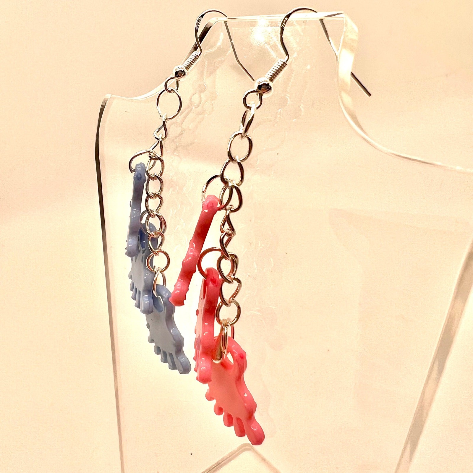 Baby Feet Earrings – Baby Shower Earrings – Gender Reveal Earrings – DDLG