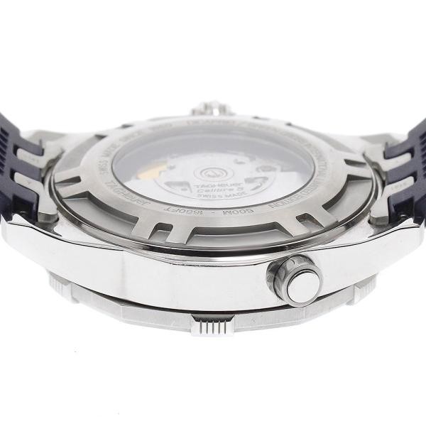 TAG Heuer Aquaracer WAJ2116 44mm SS Navy Dial Automatic Date Watch #C7984