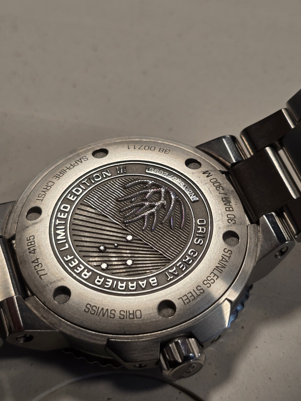 Oris Aquis Great Barrier Reef III Limited Edition Blue 43.5mm Watch 01 743 7734