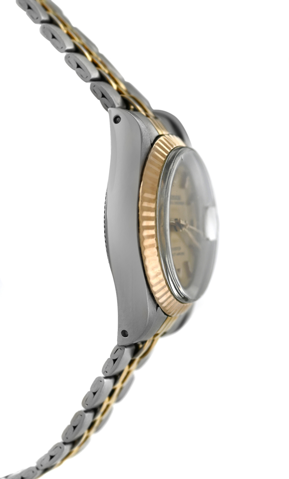 Tudor Princess Oysterdate 92413N Champagne Dial Gold Steel 25MM Ladies Automatic