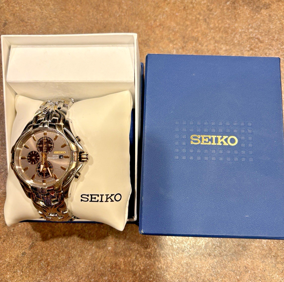 Seiko #SSC138 Solar Powered Alarm Chronograph w/new capacitor on Nov. 2025
