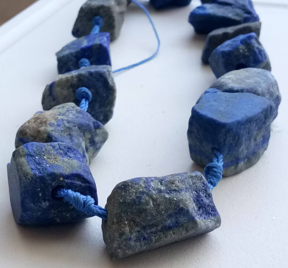 22-25mm Huge Raw Sodalite Stone, Natural Loose Rough Gemstone, Sodalite Rough
