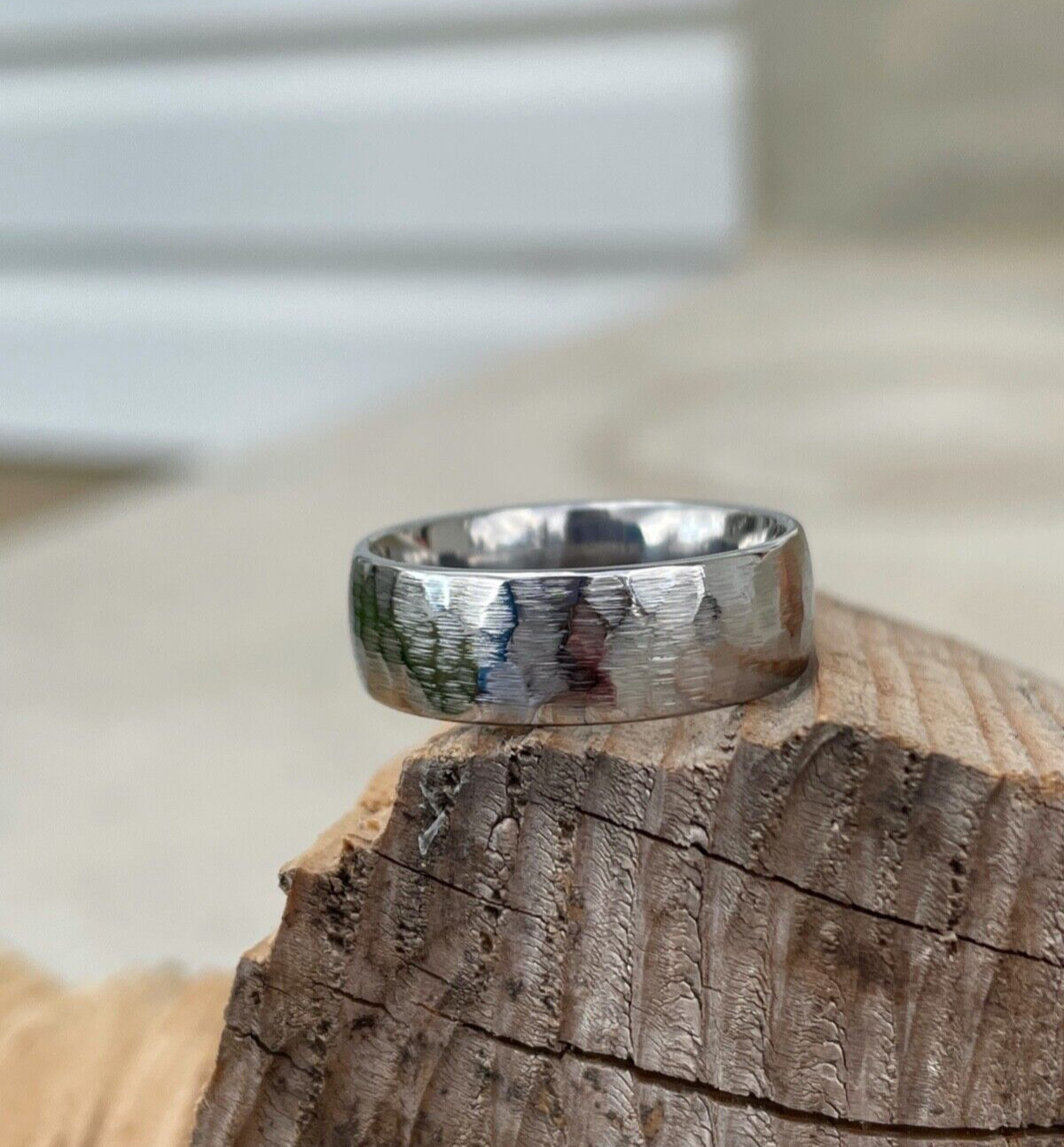 Polished Rugged Finish, Low Profile Dome, Titanium, 7mm, Made to Order