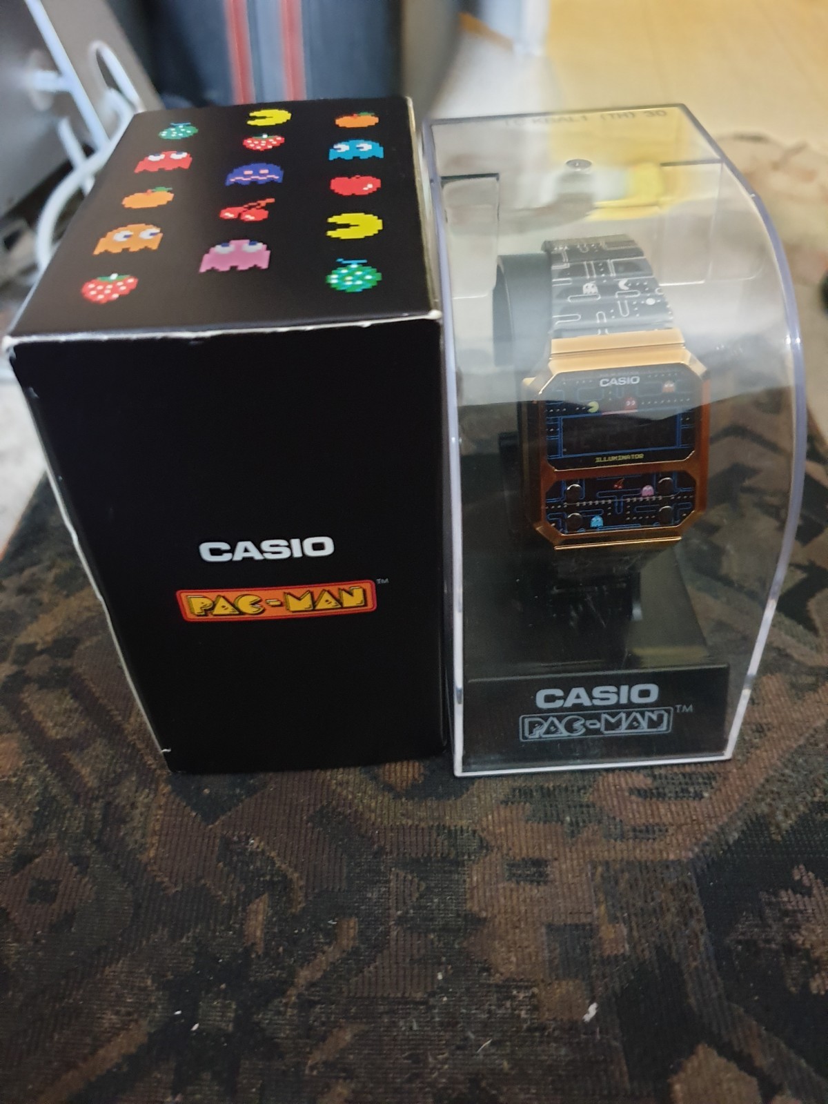 Casio Pacman A100 Wepc-1ber Limited Edition Watch In Mint Condition with Box