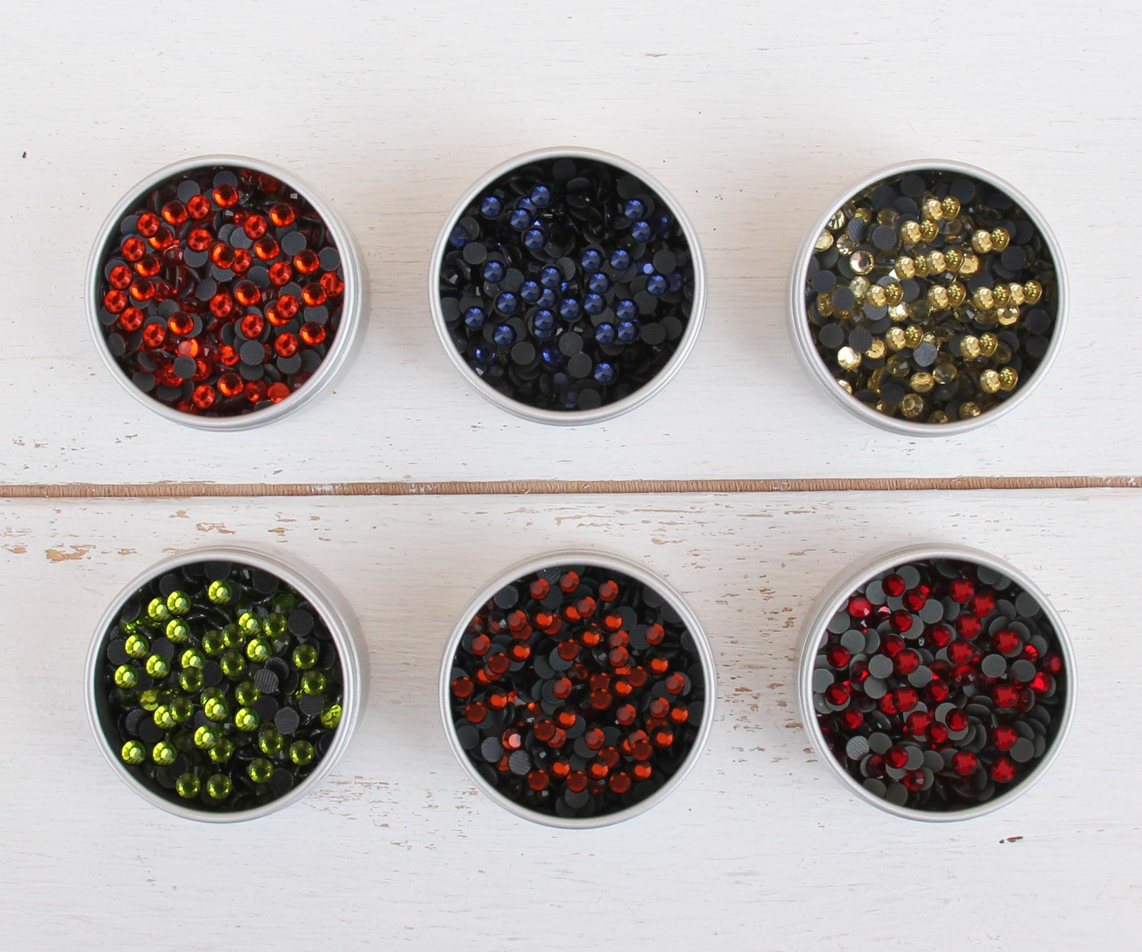 Threadart Hot Fix Rhinestone 6 Color Set – Spring Colors – SS20 – 1728 Stones