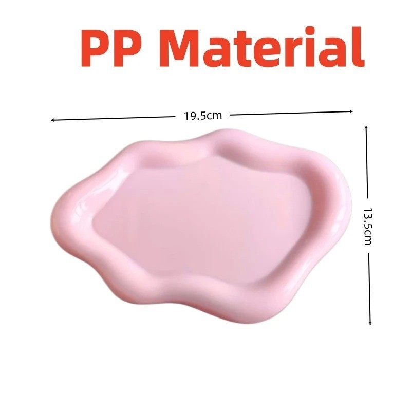 Cloud-Shaped Jewelry Tray Decorative Plate for Rings Earrings Bracelets & Neckla