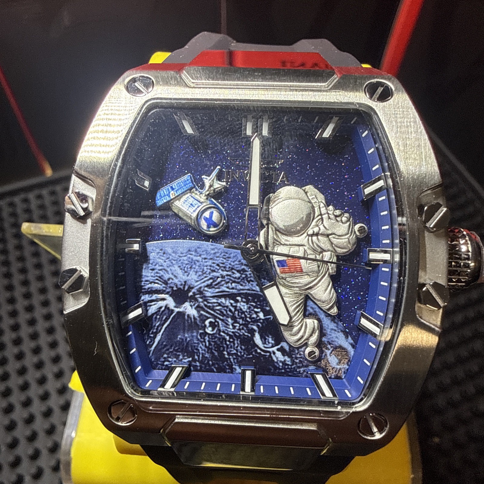Invicta S1 Rally Moonlander 50643 Astronaut Space Dial 43mm