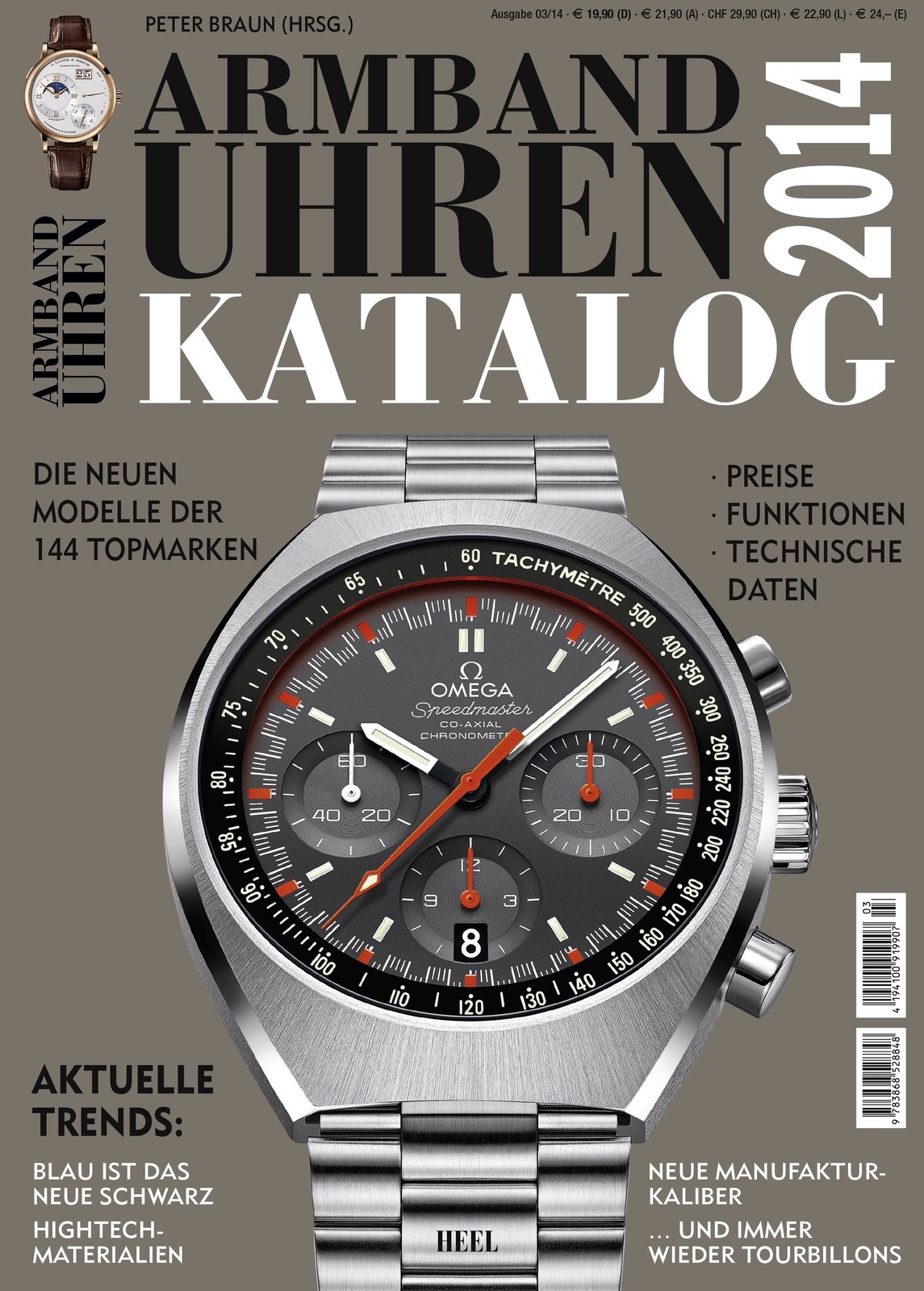Fachbuch Armbanduhren Katalog 2014, NEU über 1.300 Uhren 144 verschiedene Marken