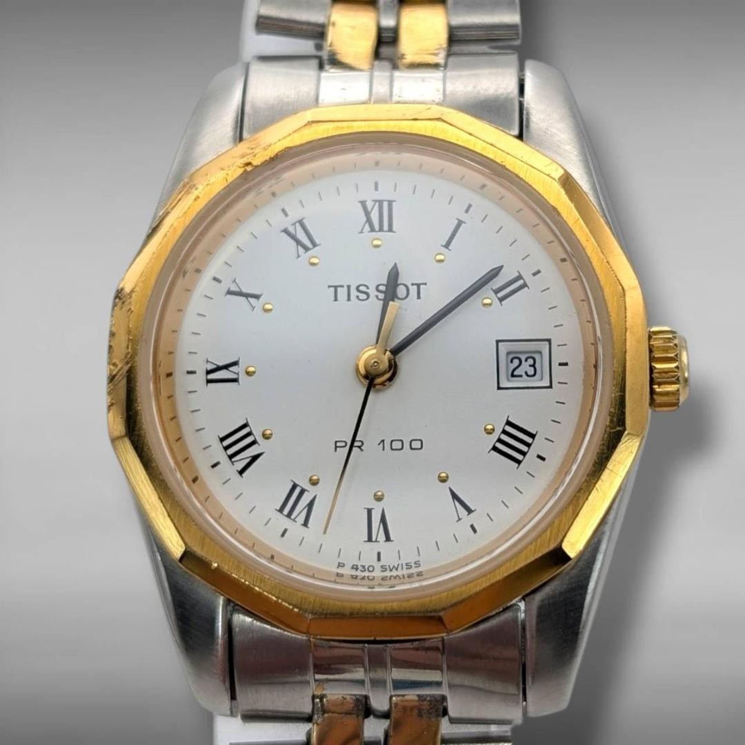 tissot pr100 dodecagon roman quartz wrist 16cm/6.3in No Accessories