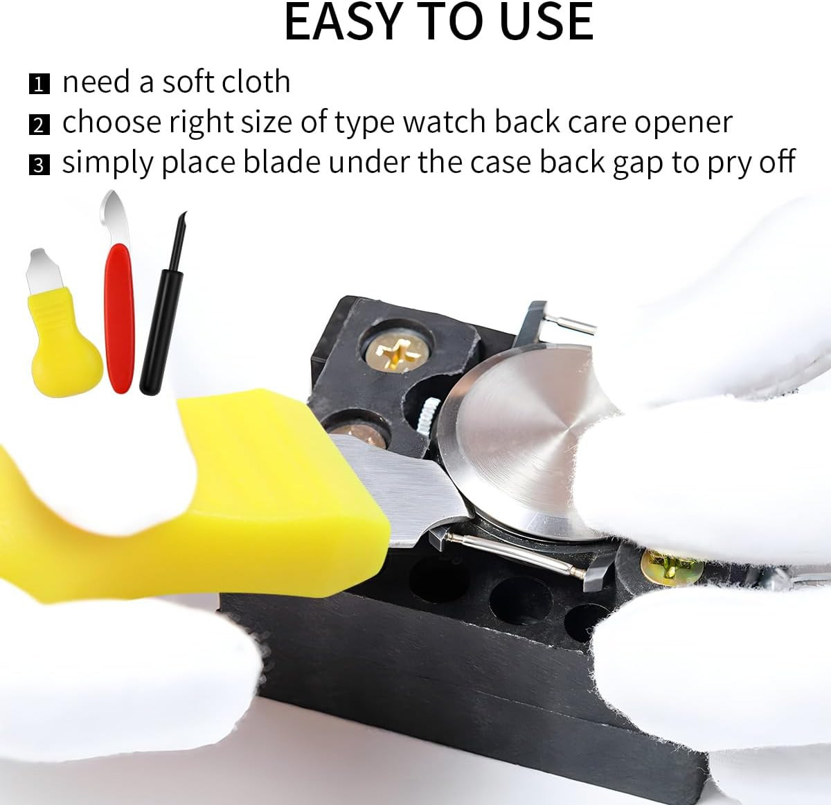 Watch Battery Replacement Repair Tool Kit Watch Opener Tool Kit – Watch Back Rem