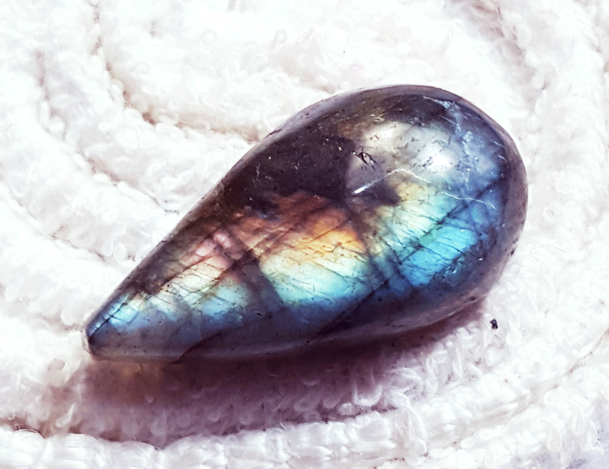 100% Natural Labradorite 26.75 Ct Loose Gemstone Certified