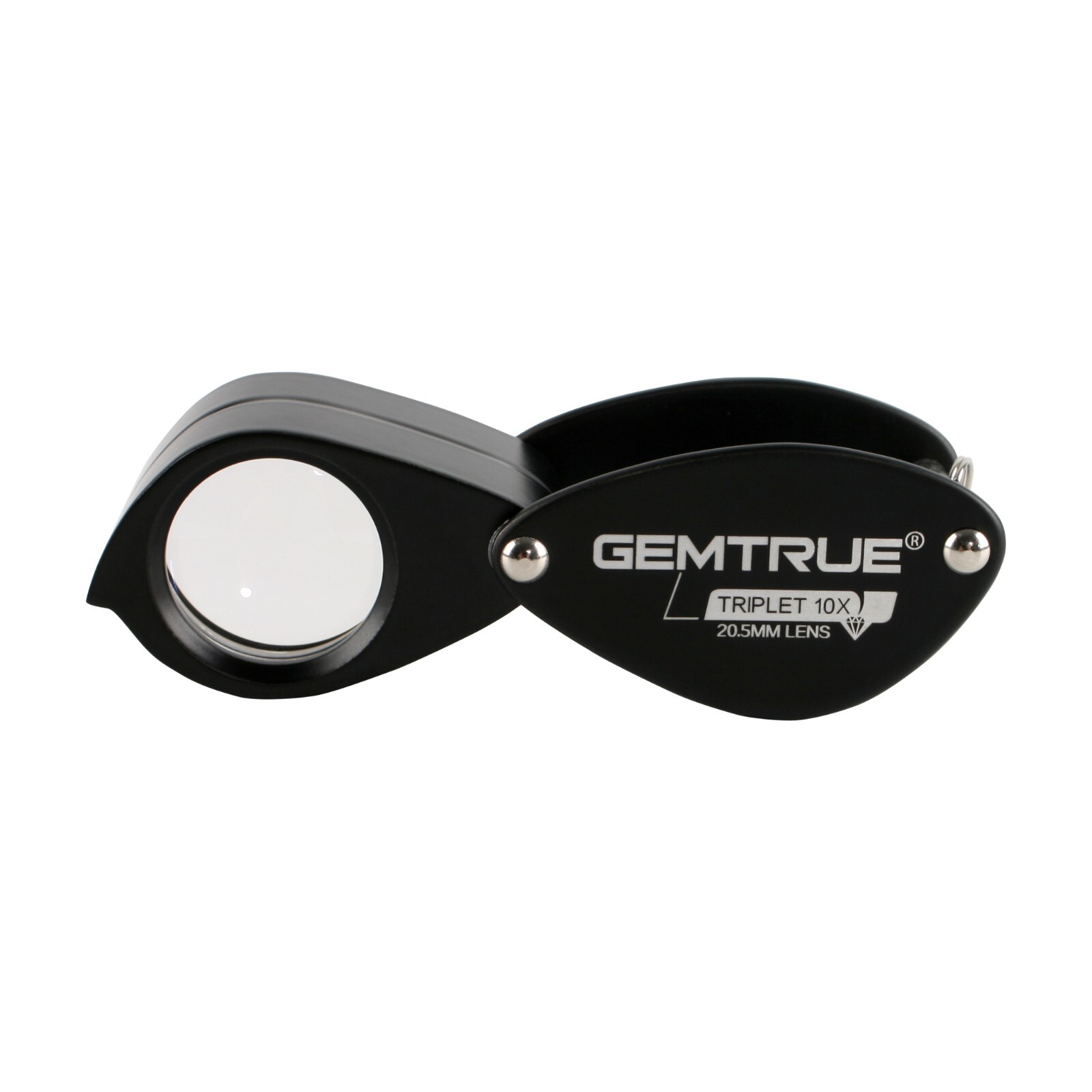 GemTrue Diamond Loupes Professional 10X Triplet Jewelry Inspecting Magnifier