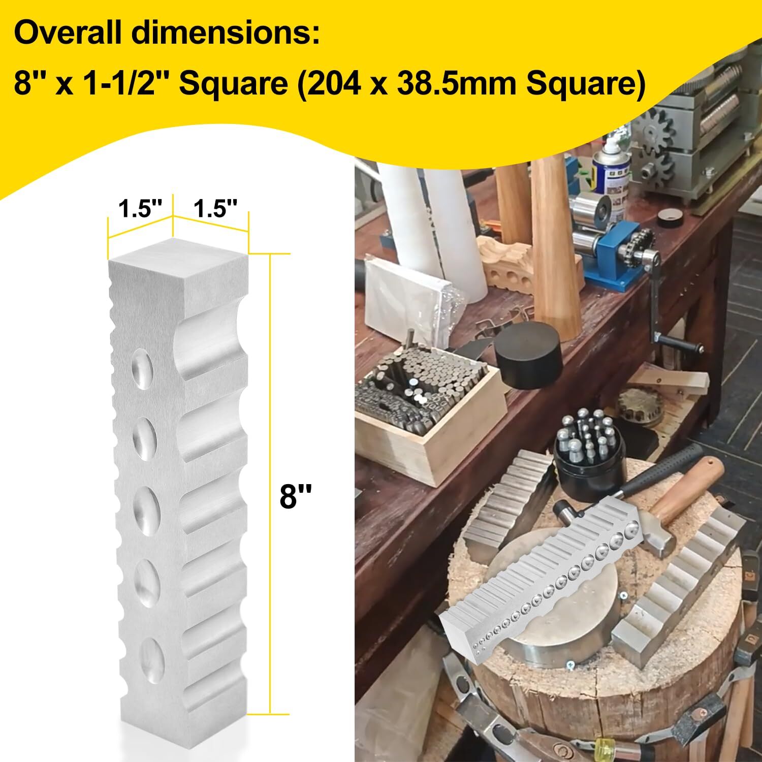 Steel Block Design Forming Dapping Doming Jewelry Bending & Shaping Swage Tool