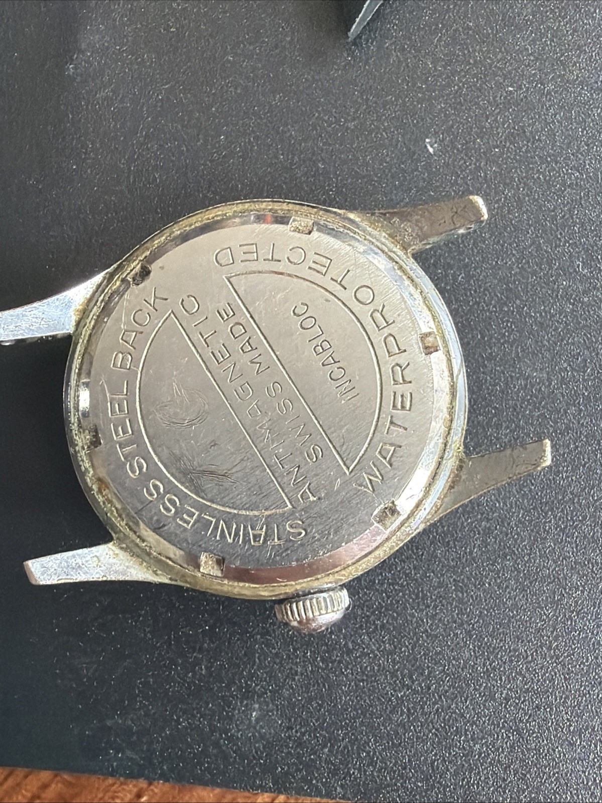 AZ18 VTG Mechanical Wind Aureole Mens 30+mm Watch Repair Sold As Is Conditions**
