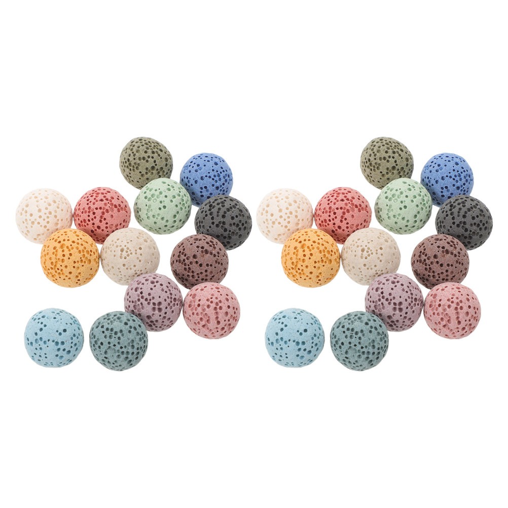 26 Pcs Volcanic Stone Aromatherapy Beads Fragrance Essential Oil