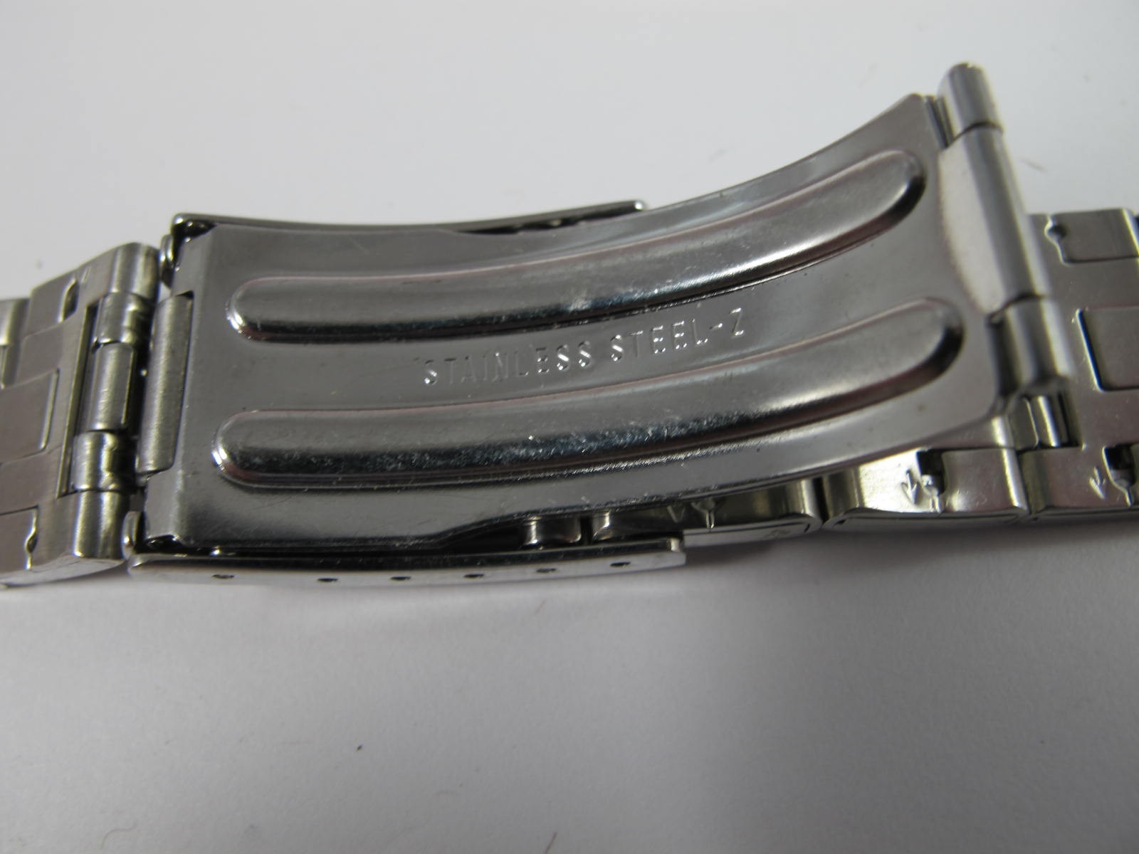 SEIKO MENS ALL STAINLESS Z CLASP 20MM BAND WITH 10.8MM TIPS