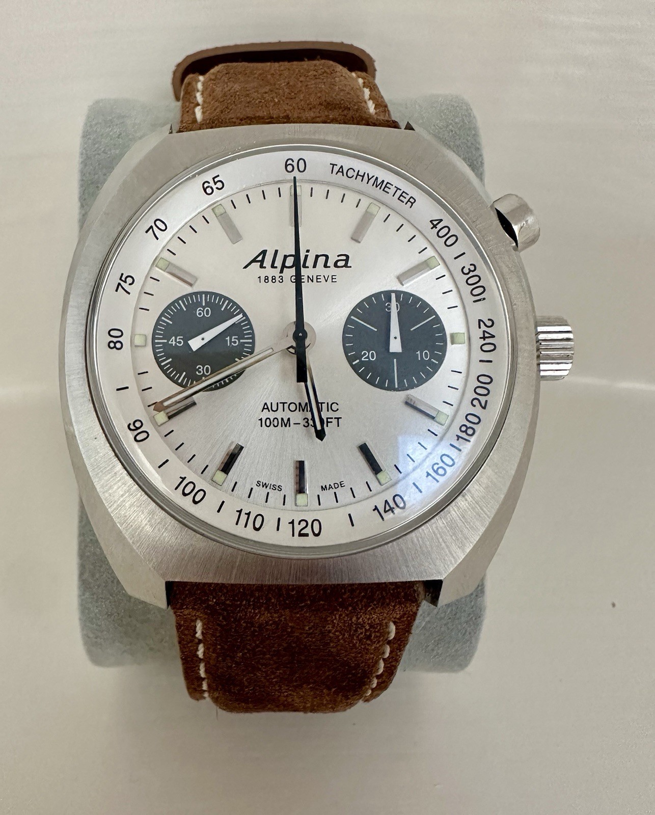 Alpina Startimer Pilot Heritage Men’s Chrono Watch AL-727SS4H6, Stainless
