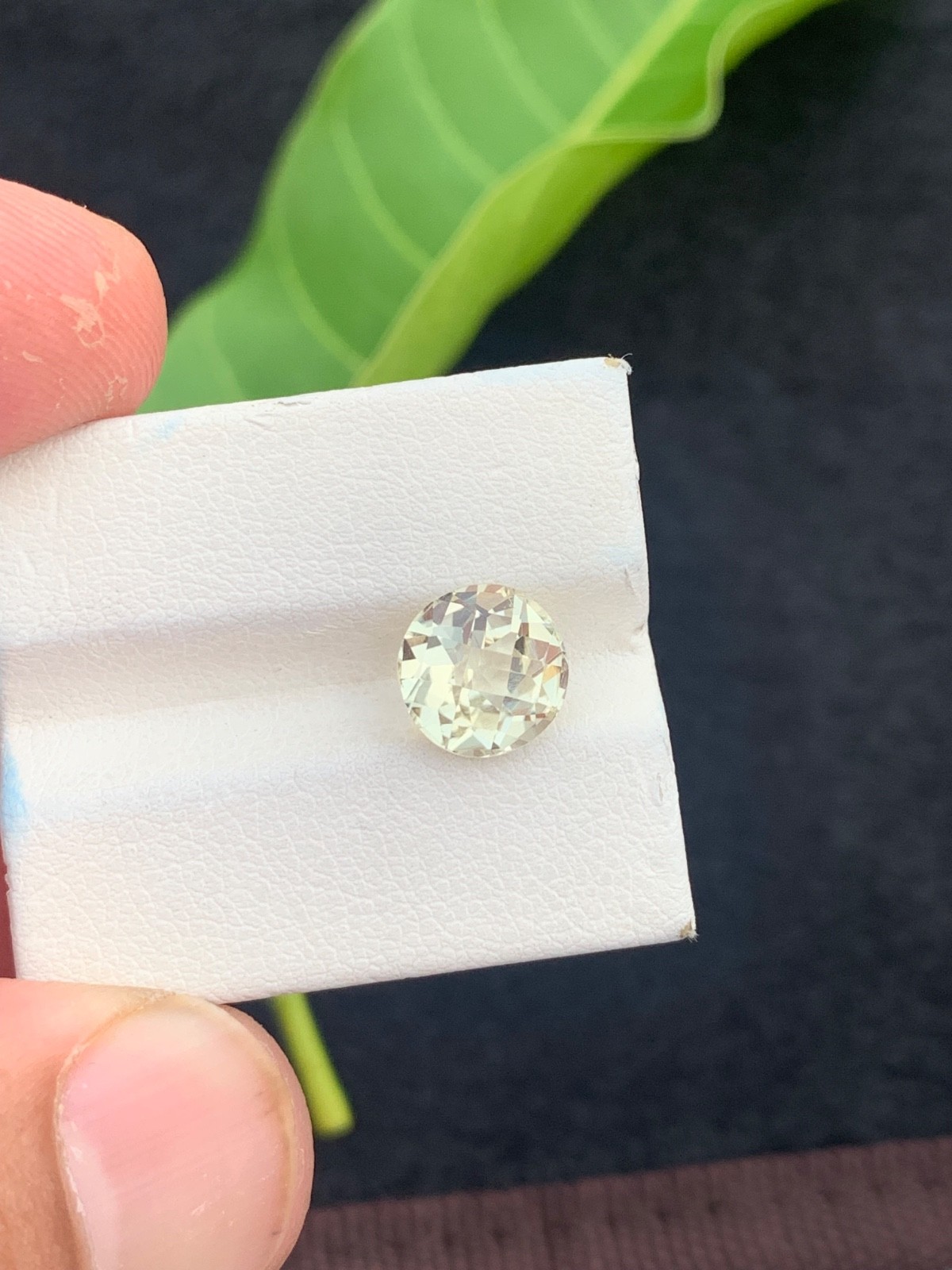 2.80 Ct Natural yellow kunzite round shape Loose Gemstone from Afghanistan”