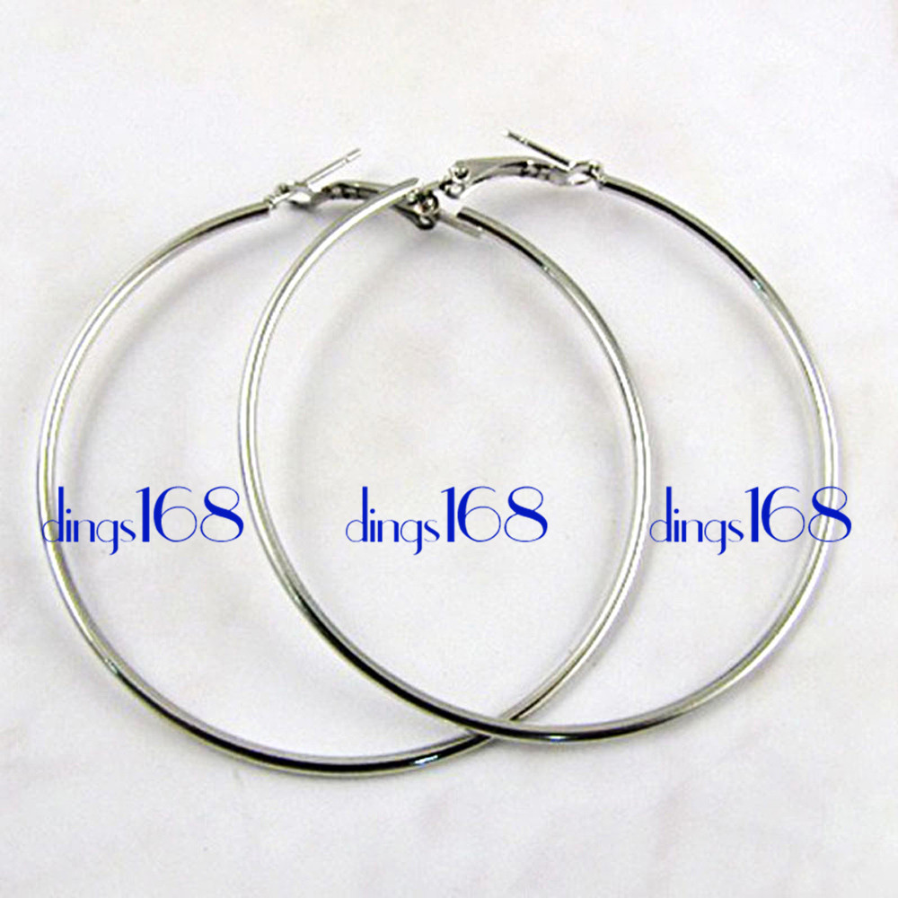 18K Gold Filled Tarnish-Free Small -eXtra Large Many Size Thin Hoop Earrings E3R