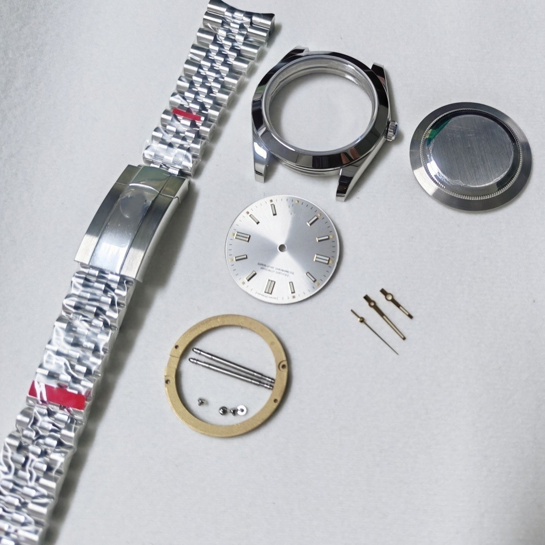 DIY 41mm Watch Steel Case kit For ETA 2824 2836 Movement After-sales accessories