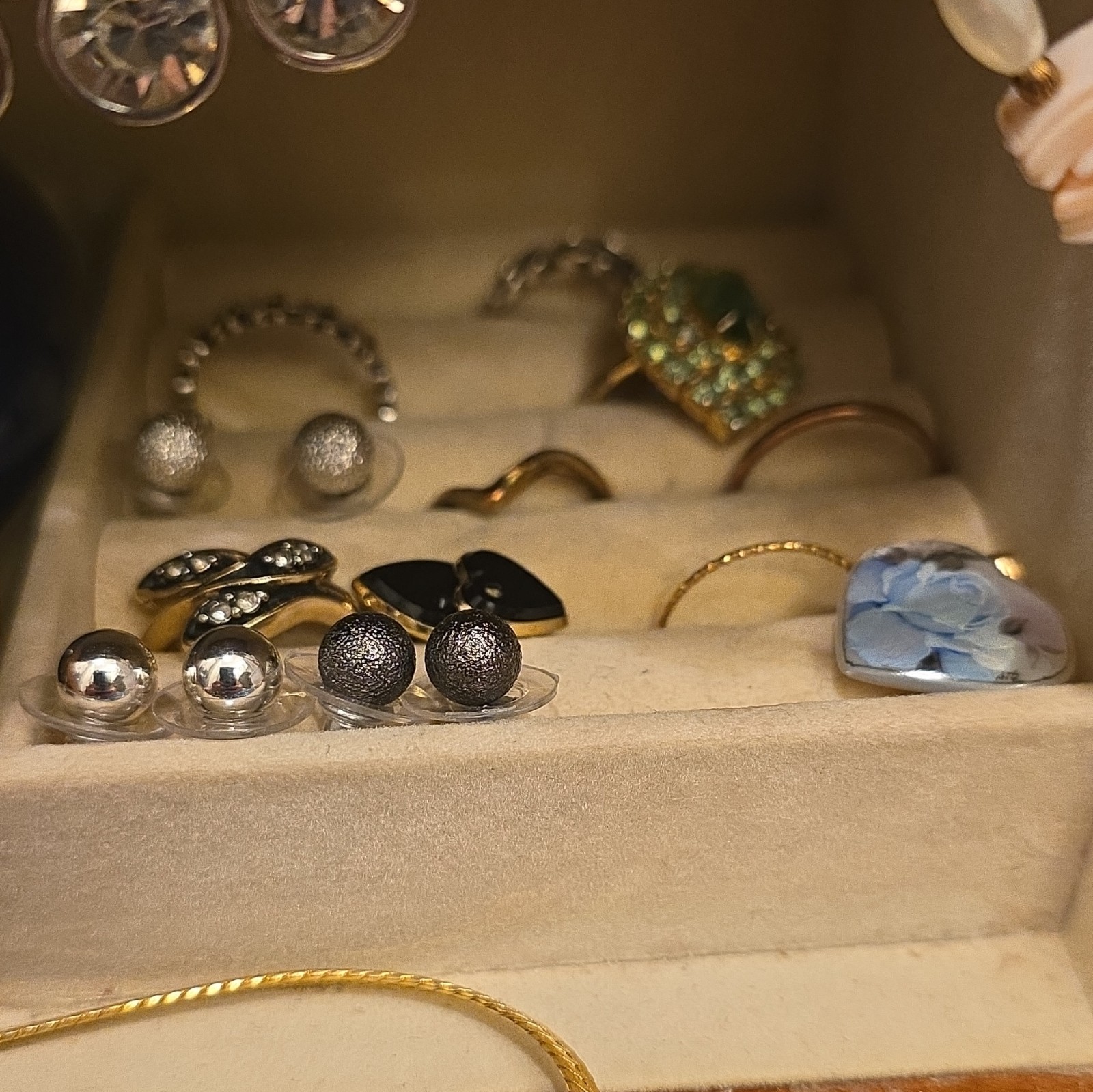 Vintage To Now Jewelry Lot Necklaces Bracelets Rings Earrings And More