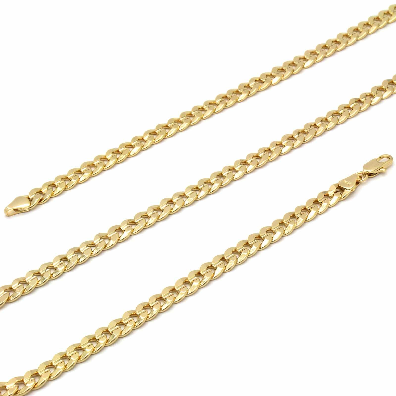 18k Gold Plated Virgin Mary Religious Pendant Cubic Zirconia 24″ Cuban Chain L