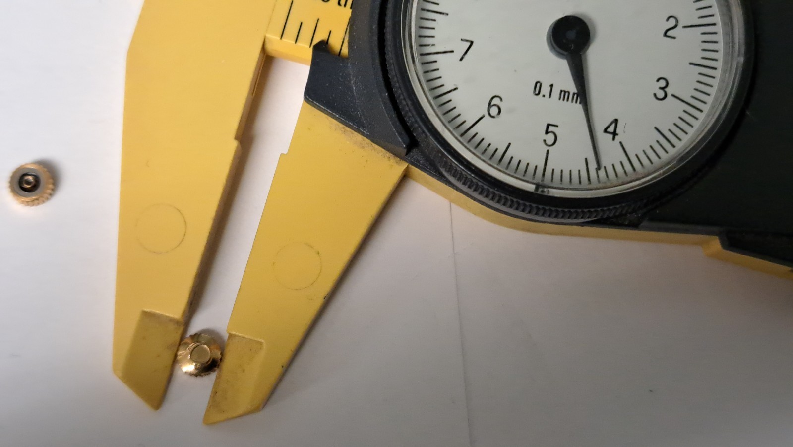 Swiss Made CROWN yellow for Omega 4.5mm x 2.0 Tap 10 NEW, ten sided