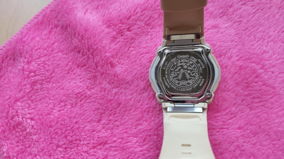 BABY-G ladies wristwatch limited model angel and devil white some scratches