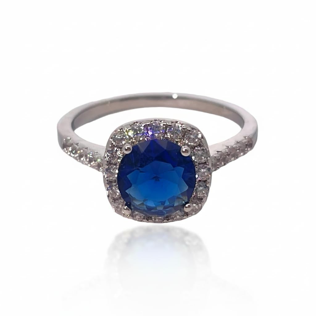 Warm Fortune Oval Engagement Ring for Women – 18K Gold Plated Cubic Zirconia, We