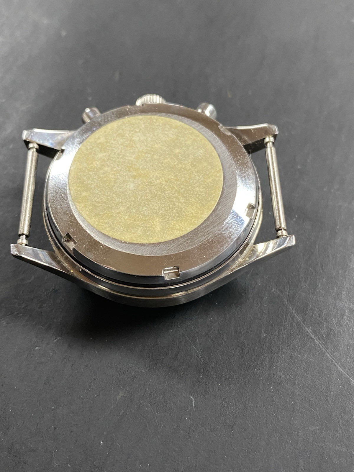 Vintage Gallet Chronograph NOS Stainless Steel Case For Valjoux 72 Movement!