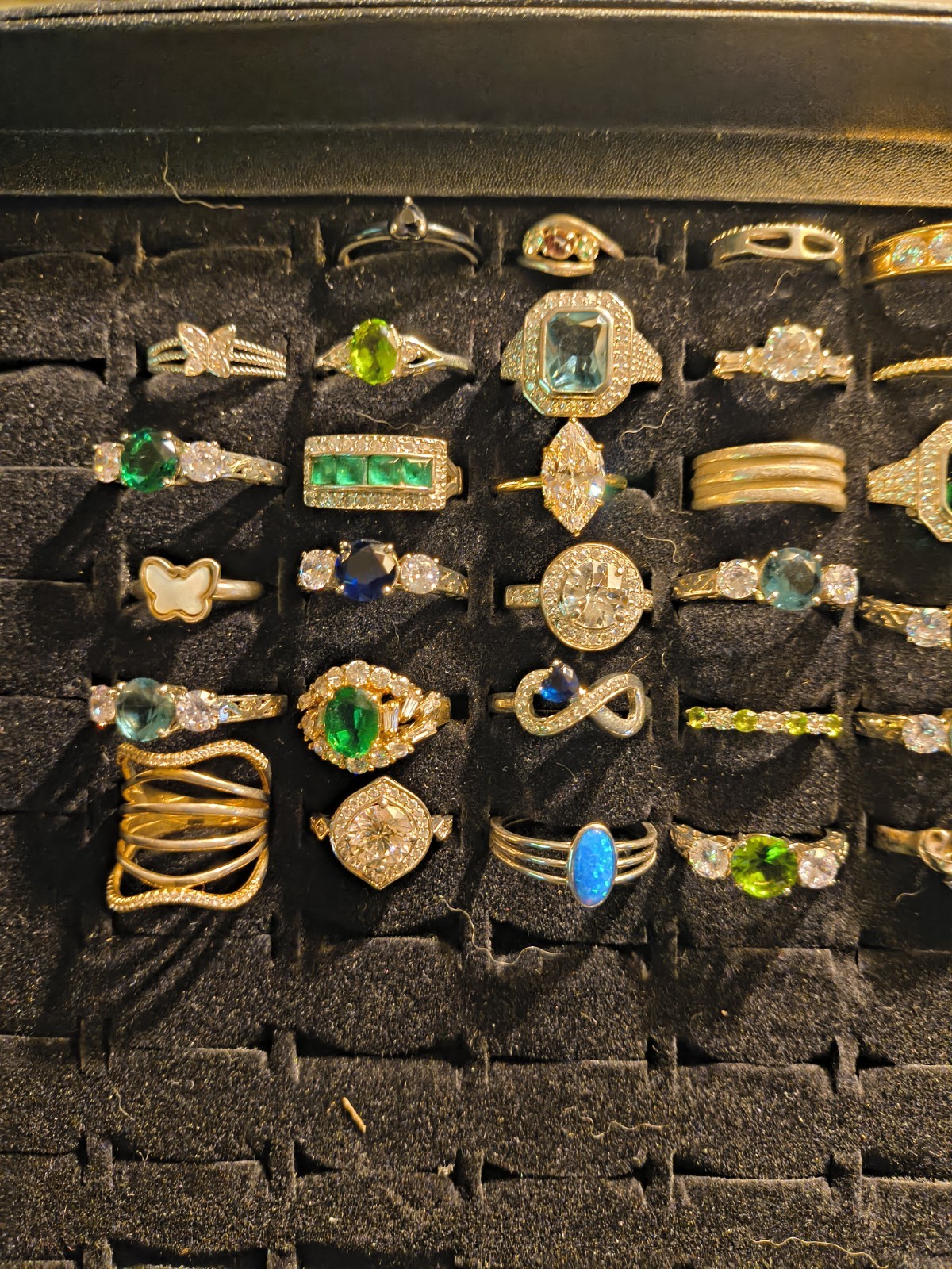 44 Sterling Silver Rings Different Ages And Different Sizes