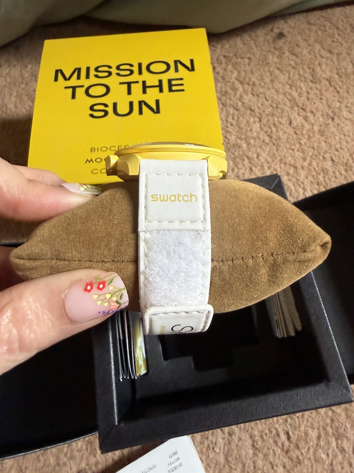 OMEGA x Swatch MoonSwatch Mission to the Sun Chronograph Quartz Box & Manual