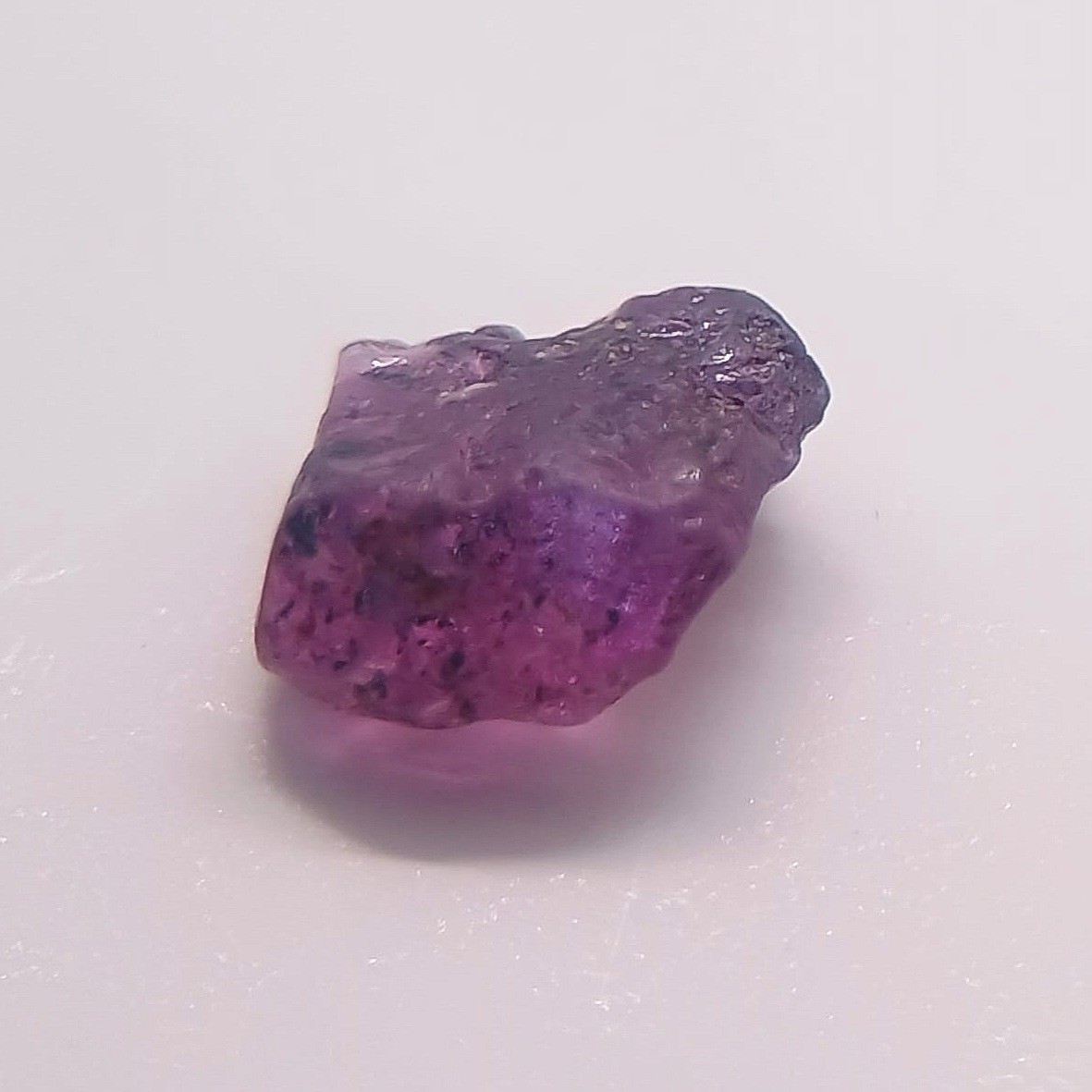 NATURAL AUSTRALIAN Rough Fancy Vivid Lavander Purple Sapphire 1.32ct Unheated G