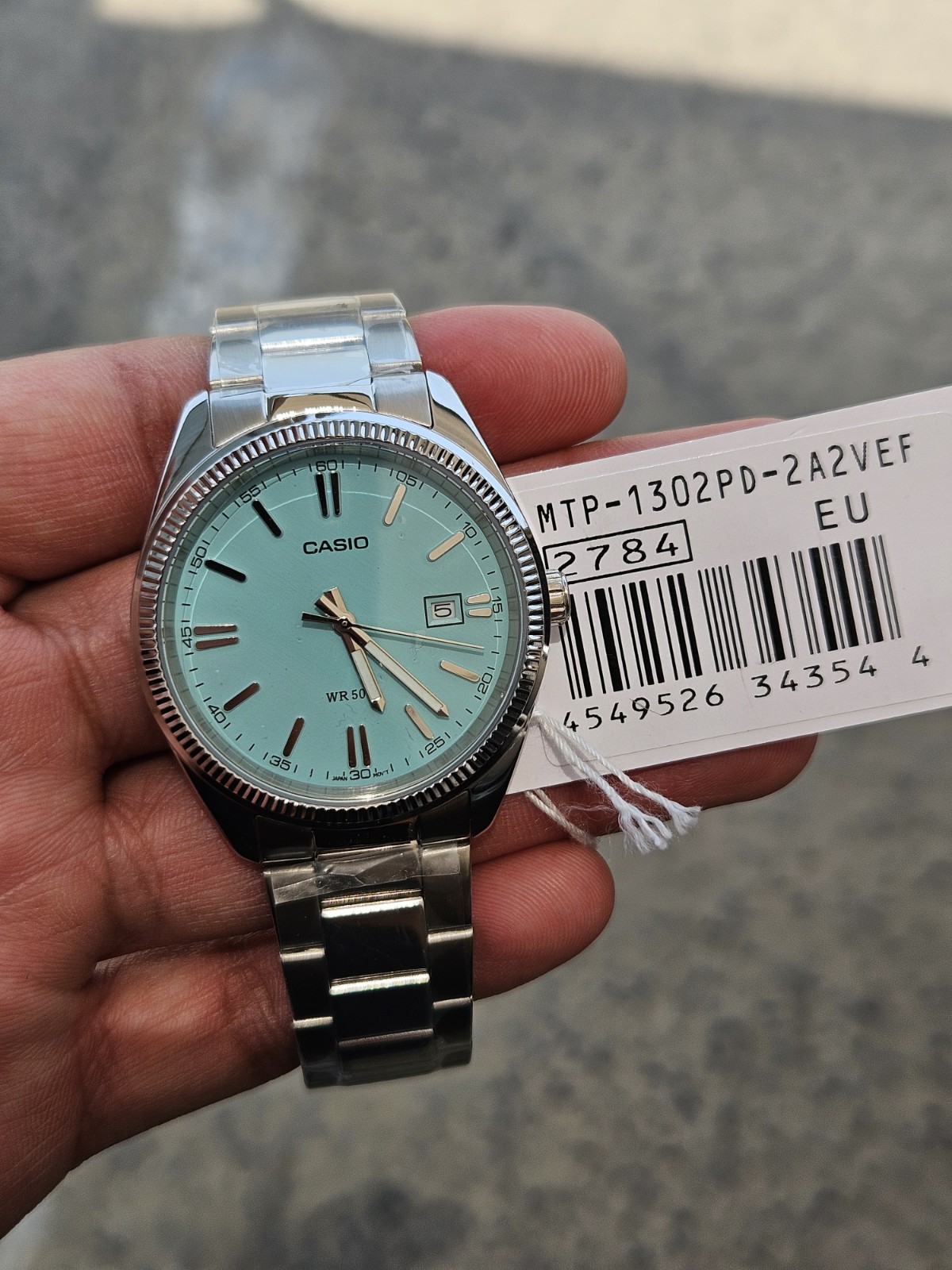 “Casio MTP-1302PD TIFF Blue Dial – Classic Men’s Stainless Steel LIMITED STOCK