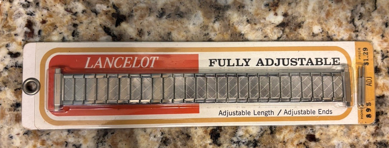 Vintage Lancelot Watch Band New In Package Old Stock