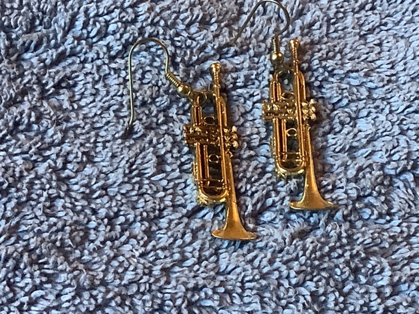 Trumpet Earrings, Golden , Future Primitive USA