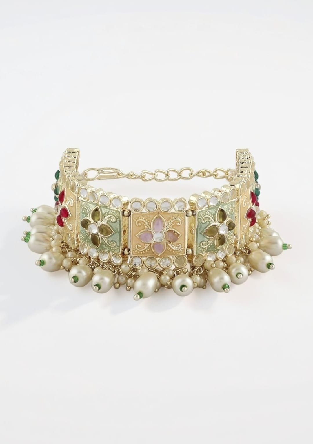 Indian bollywood handmade choker shaped bracelet for women and girls