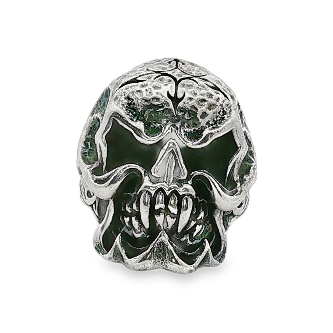 Vintage 925 Sterling Silver Scott Kay Skull Ring Sz 11.75