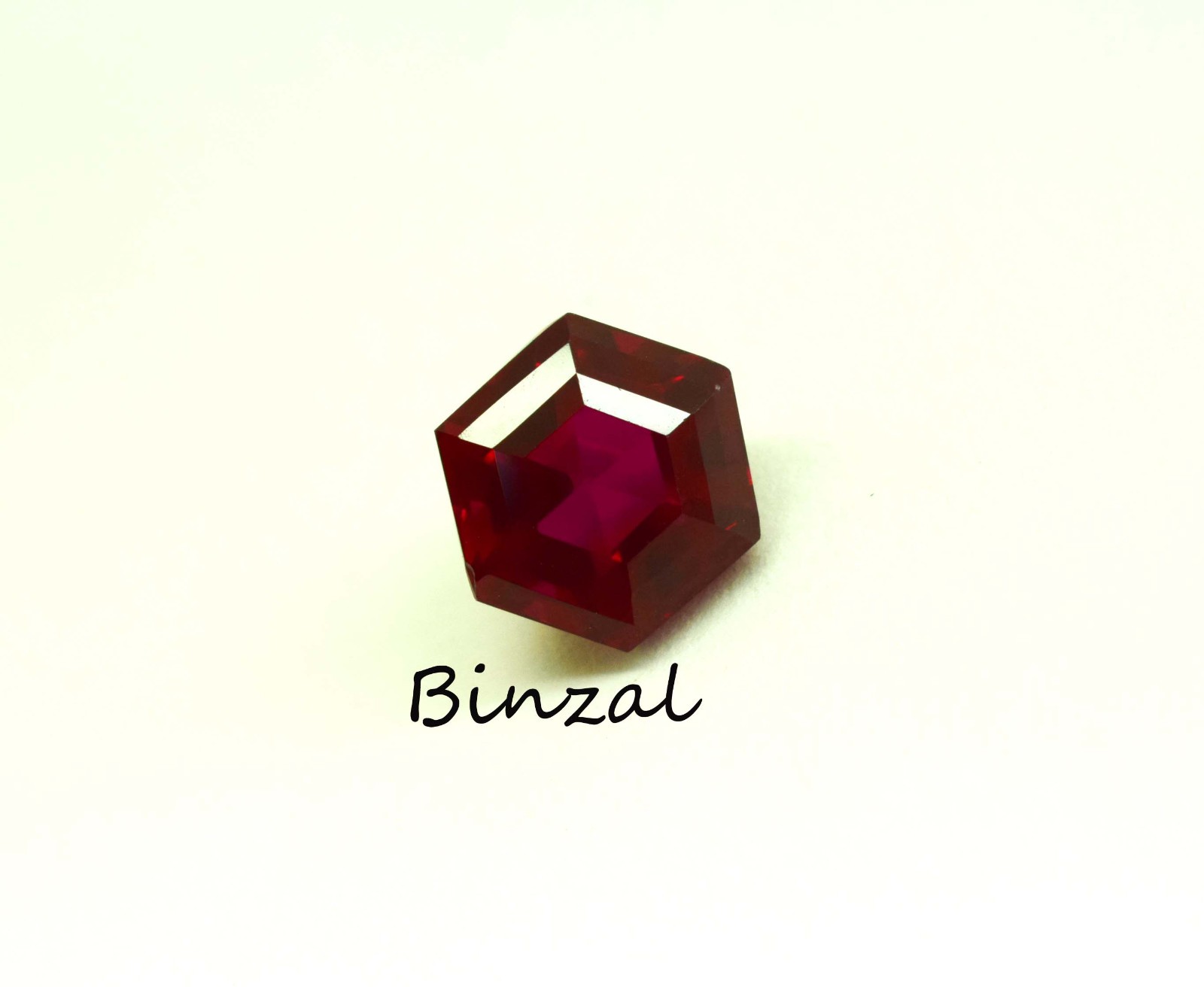5Ct Deep Pigeon Blood Ruby Hexagon Cut Loose Gemstone Red Burma Myanmar Ruby
