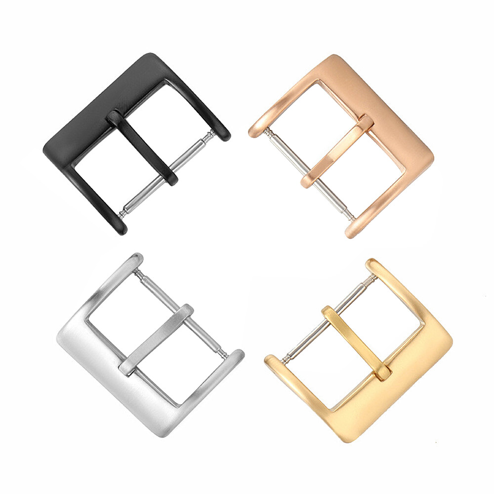 16mm 18mm 20mm 22mm New 304L Stainless Steel Tang Buckle For Watch Strap Band