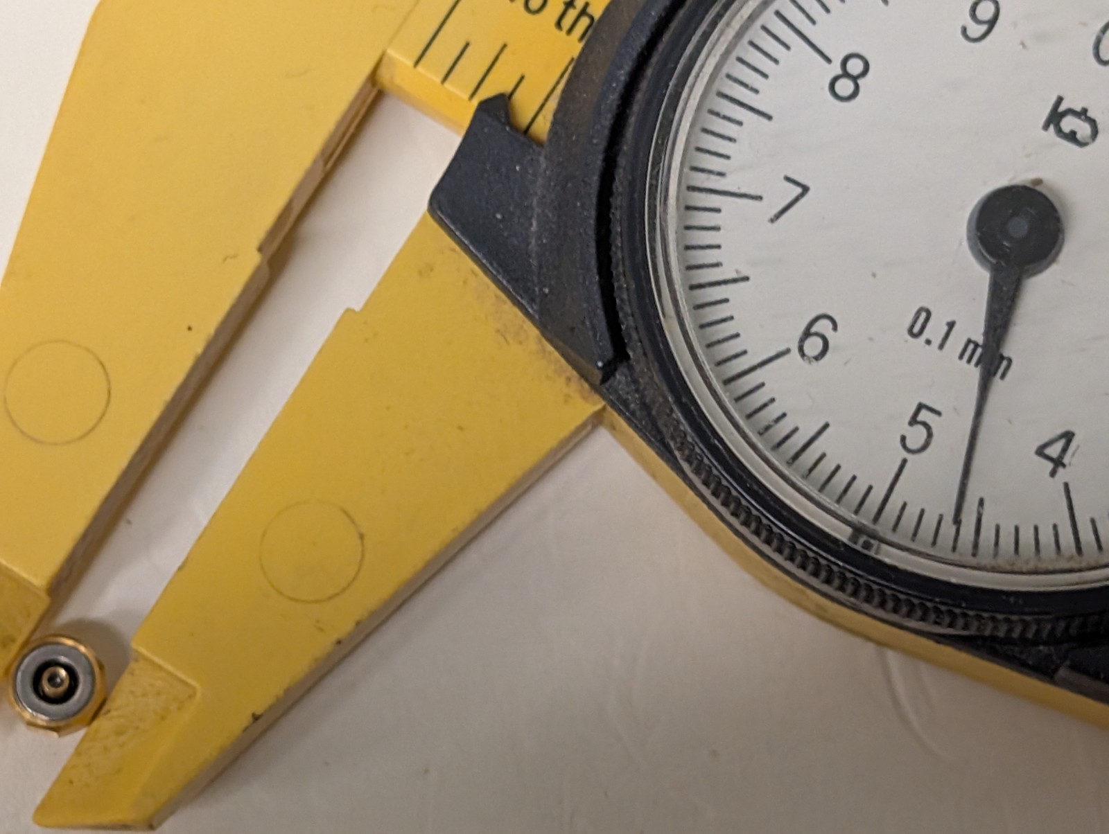 Swiss Made CROWN yellow for Omega 4.5mm x 2.0 Tap 10 NEW, ten sided