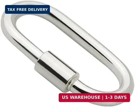 Link Lock Jump Ring 925 Sterling Silver Jewelry Components Carabiner Clasp, Jewe