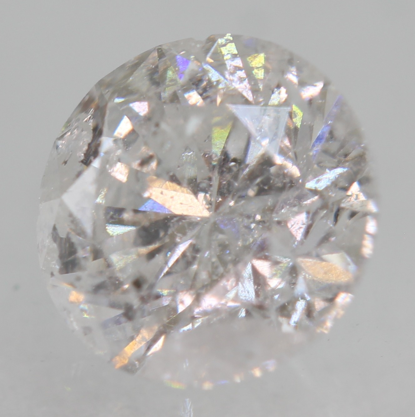 Certified 0.82 Carat D SI2 Round Brilliant Natural EARTH MINED Diamond 5.74mm