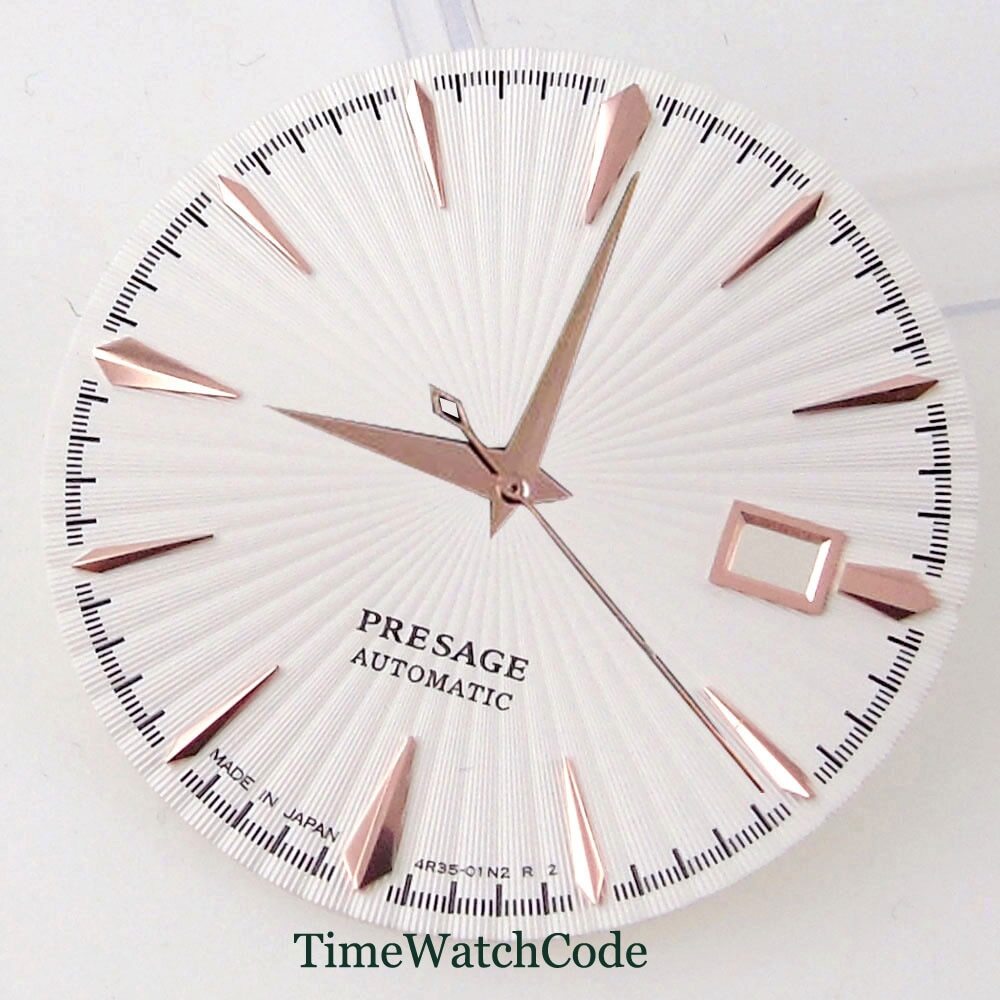 35mm Watch Dial Face Accessories Fit for NH35 NH36 NH38 Movement Date Window