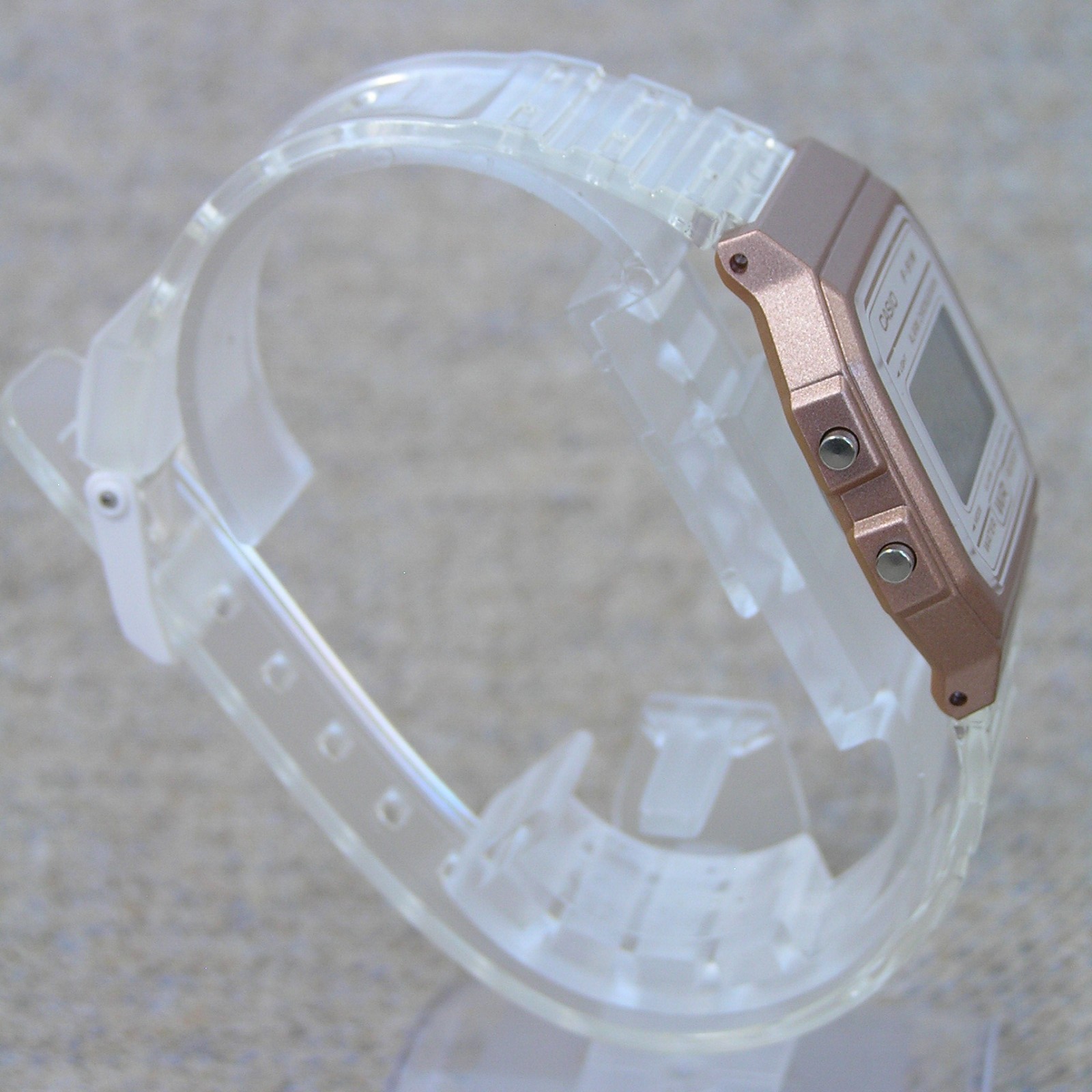 UK STOCK CASIO F-91WS-7A3JF Japan Exclusive Digital Watch Clear Imported Model