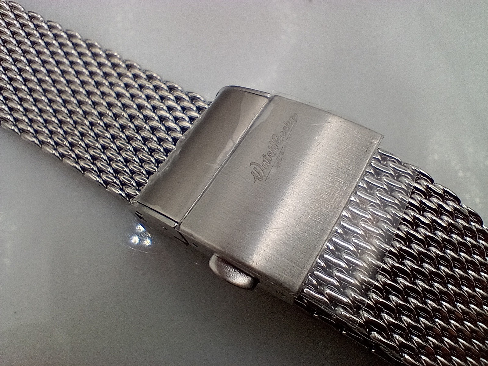 New Watchgecko 20mm Merriott Milanese Mesh Stainless Watch Strap Polished 6B19