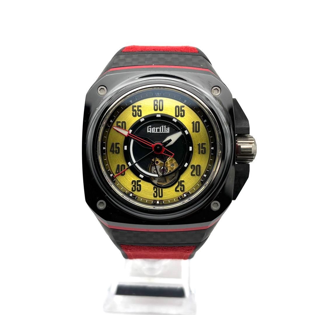 Gorilla Fastback Modena GT FBY21 Black Automatic Watch Japan 0713867