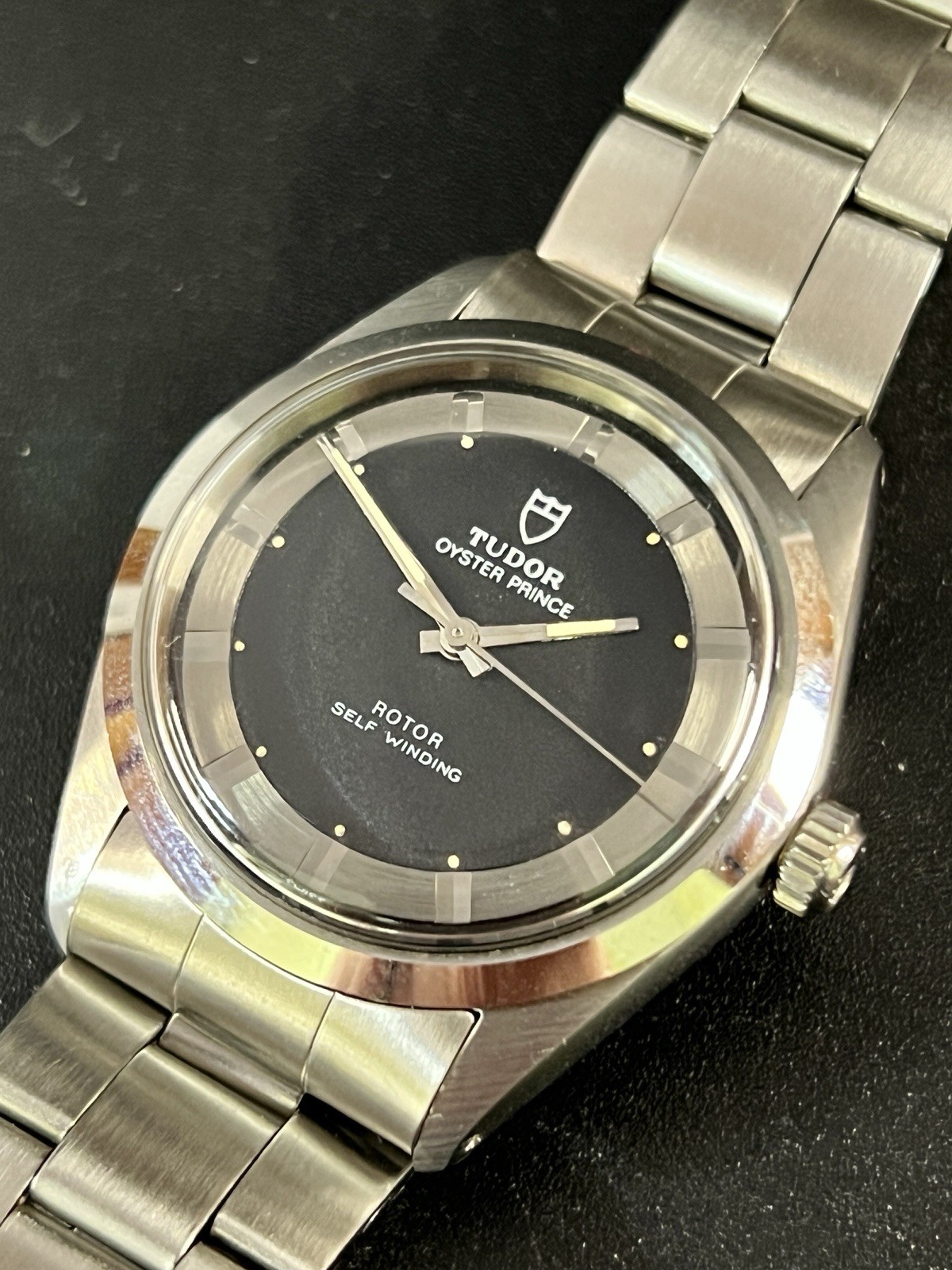 Tudor Oyster Prince watch ref. 9020/0 Transitional Tuxedo Dial – 1970s