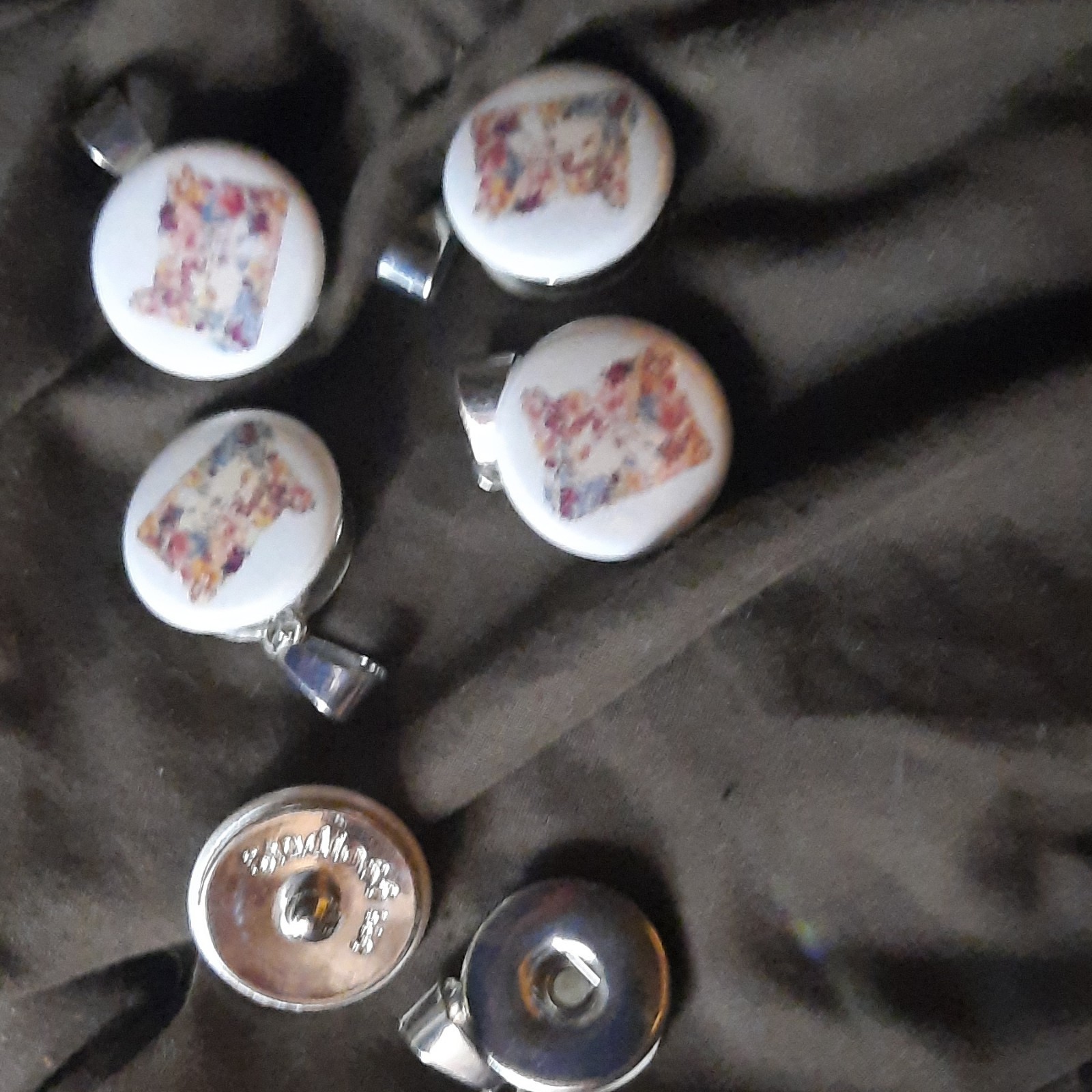 Multicolor Mixed Jewelry Lot Earrings & Charms Assorted Designs Metal Plastic