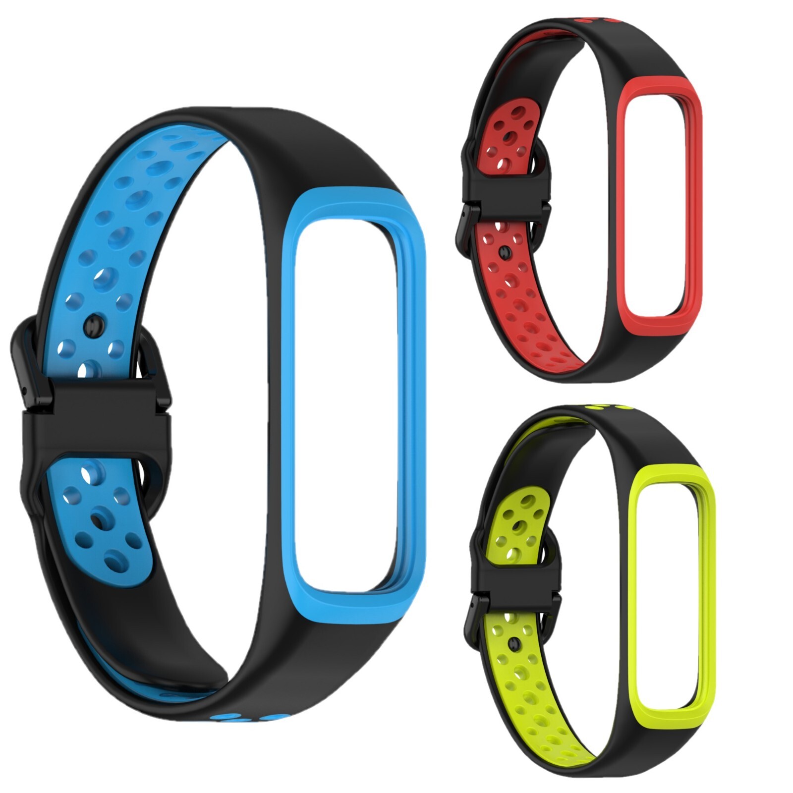 For Samsung Galaxy Fit 2 SM-R220 Wristband Silicone Sports Breathable Band Strap